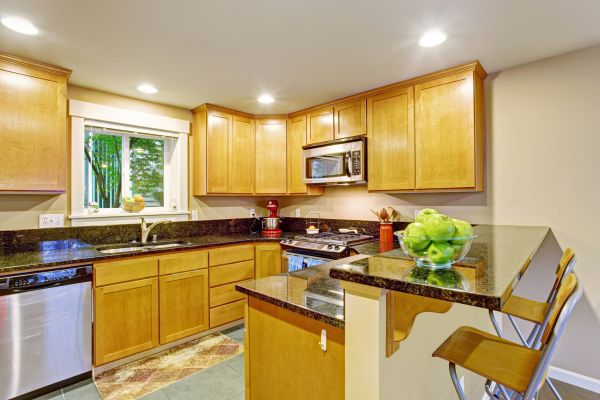 Maple Kitchen Cabinet Service in Arlington