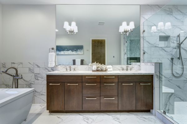 Bathroom Storage Installation in Arlington